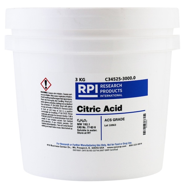 Citric Acid, ACS Grade, 3 KG